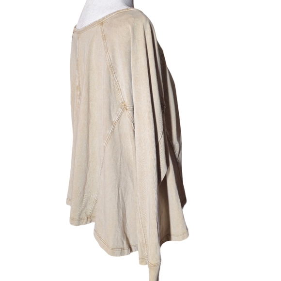 We The Free Oversized Sweatshirt Tan size XS - Picture 4 of 9